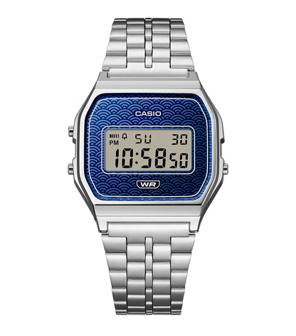 CASIO A-159WEVJ-2ER Vintage Limited Edition Silver Stainless Steel Bracelet