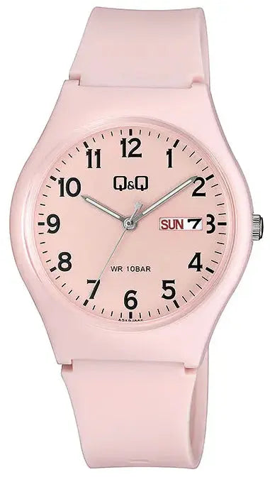 Q&Q A212J005Y Pink Rubber Strap