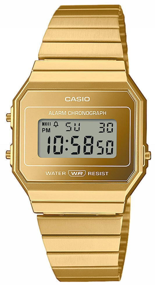 CASIO A-700WEVG-9AEF Vintage Gold Stainless Steel Watch