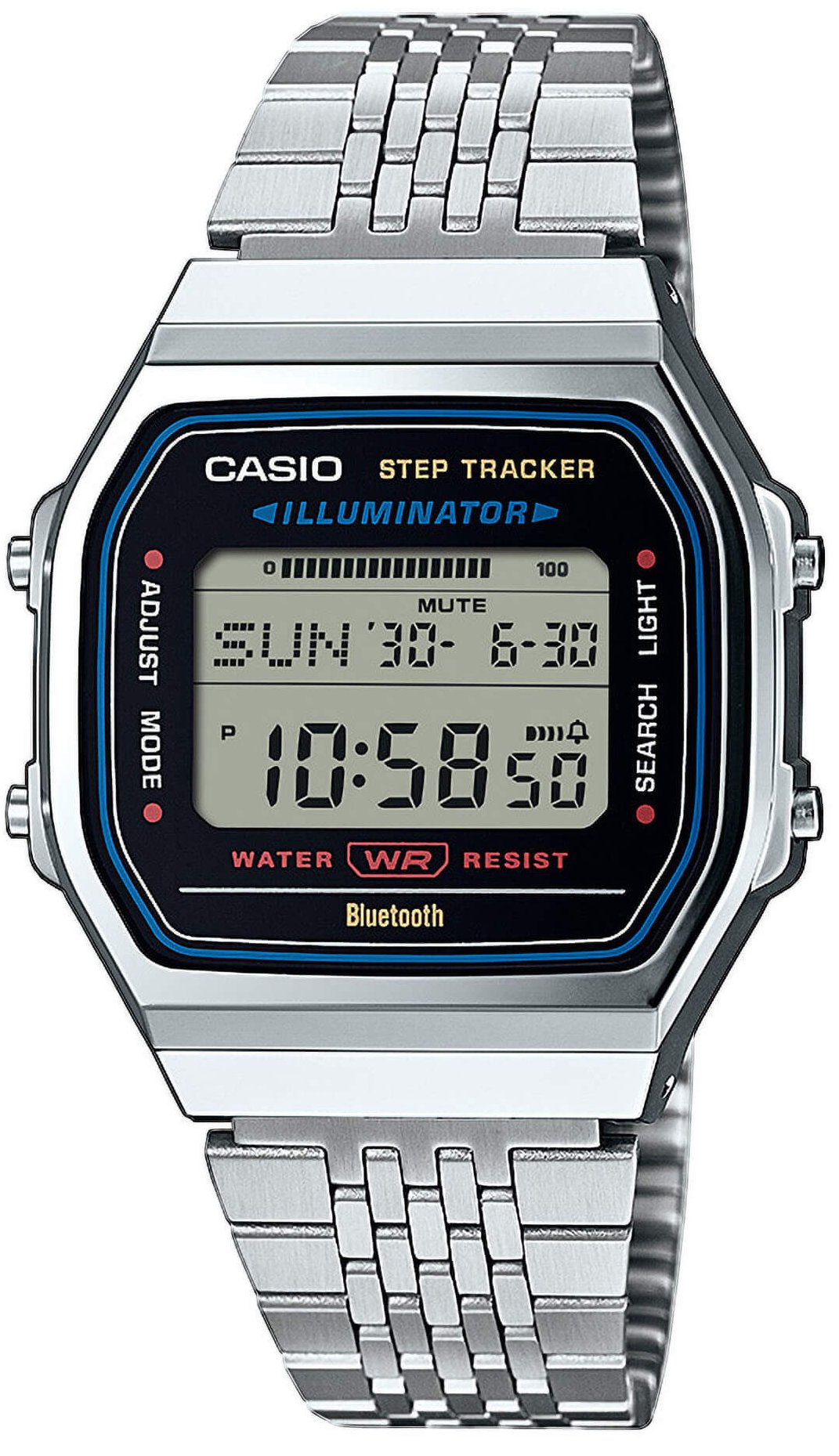 CASIO ABL-100WE-1AEF Vintage Bluetooth Smart Stainless Steel Bracelet