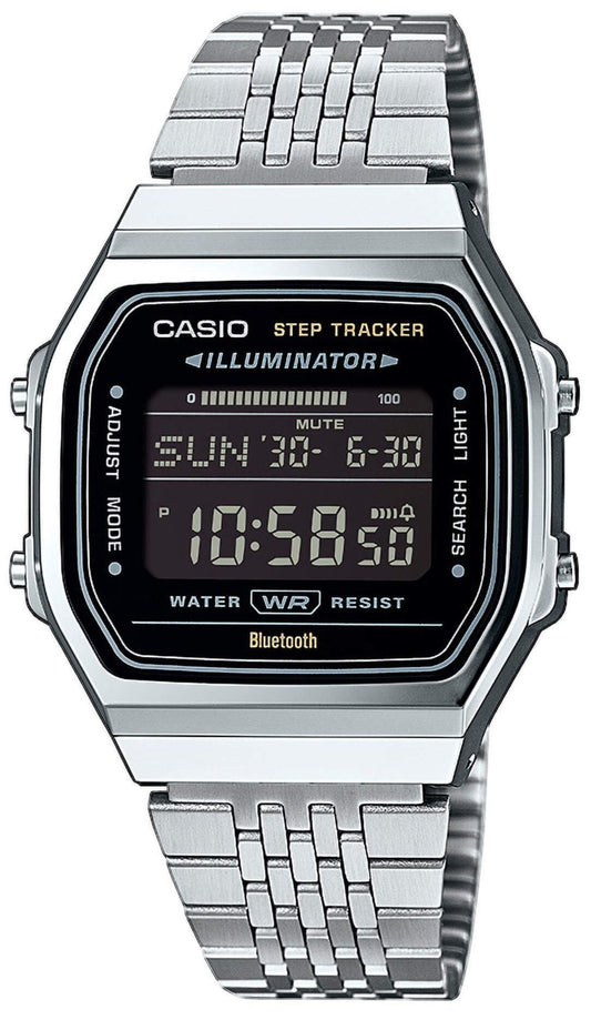 CASIO ABL-100WE-1BEF Vintage Bluetooth Smart Stainless Steel Bracelet