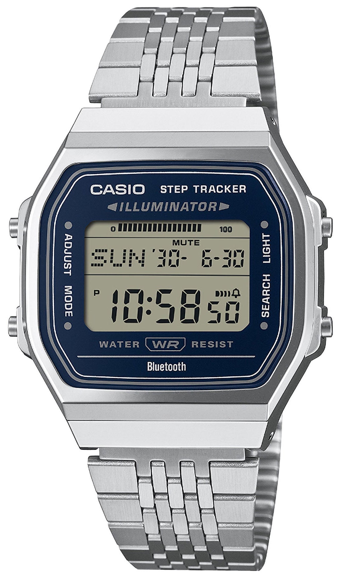 CASIO ABL-100WE-2AE Vintage Bluetooth Smart Stainless Steel Bracelet