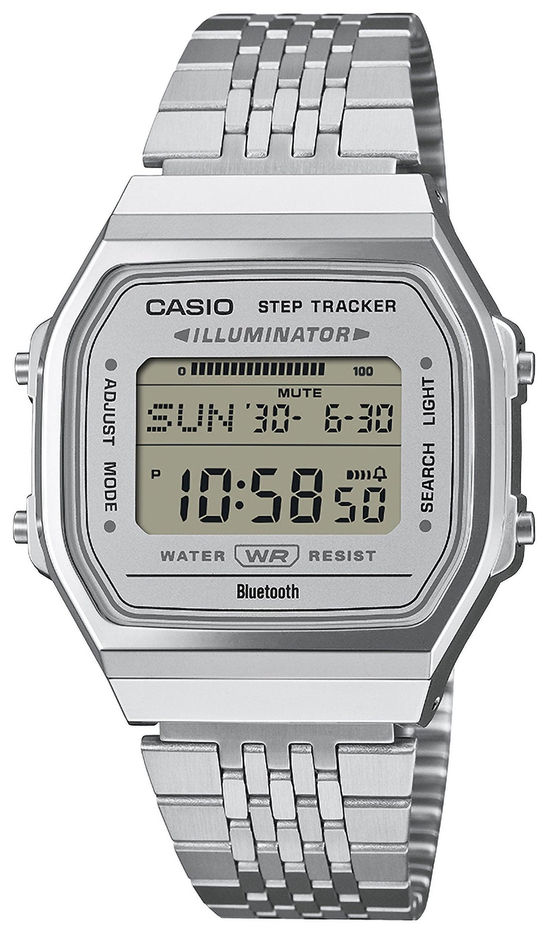 CASIO ABL-100WE-7AEF Vintage Bluetooth Smart Stainless Steel Bracelet