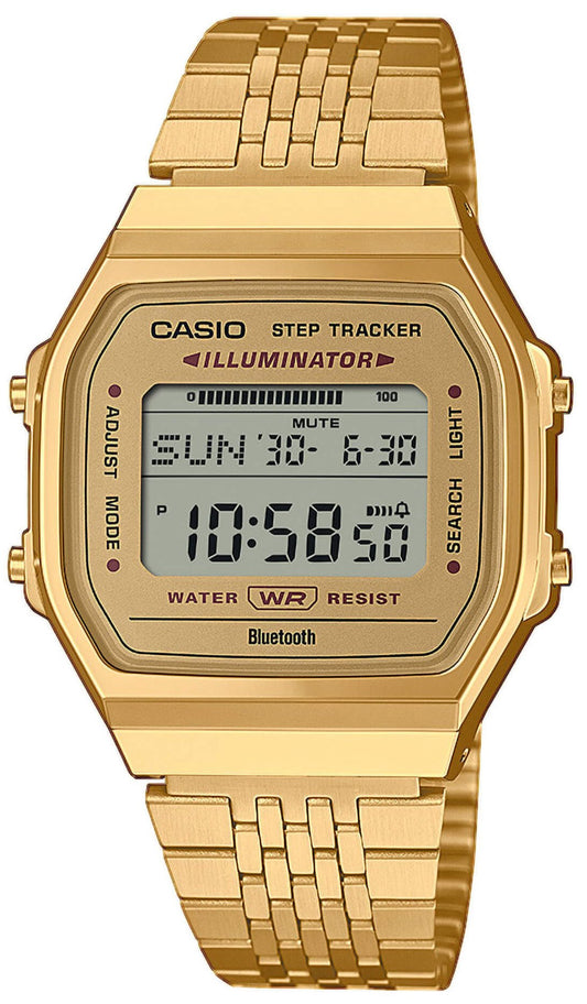 CASIO ABL-100WEG-9AEF Vintage Bluetooth Smart Gold Stainless Steel Bracelet