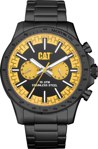 CATERPILLAR AD16916131 Boston Multi Black Stainless Steel Bracelet