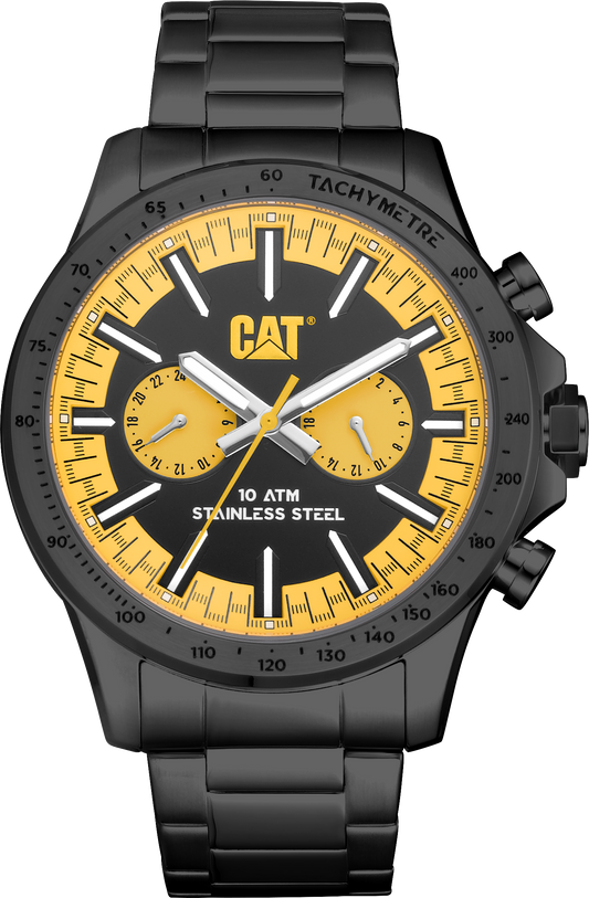 CATERPILLAR AD16916131 Boston Multi Black Stainless Steel Bracelet