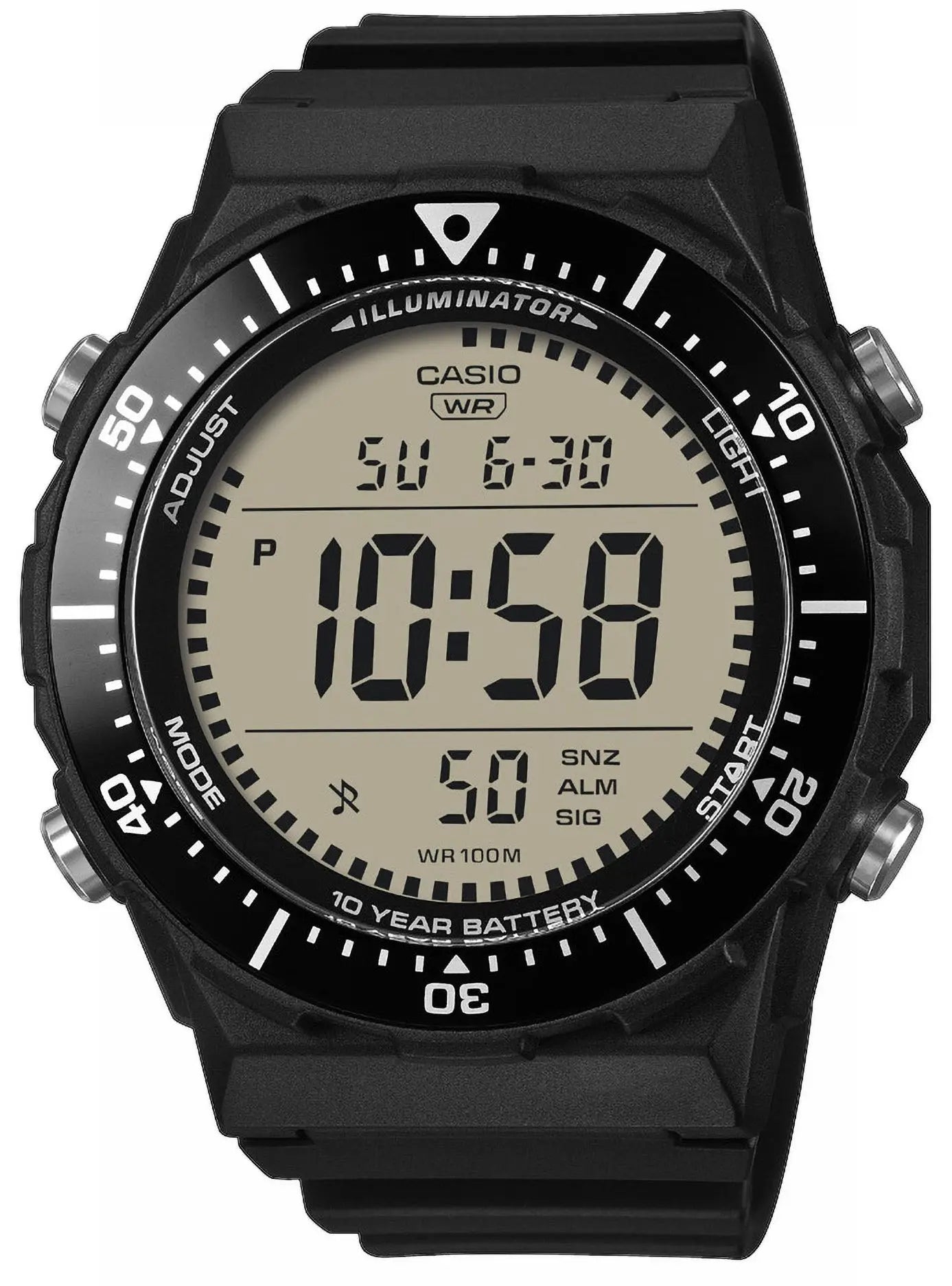Casio AE-1700H-1AVEF Digital Black Rubber Strap