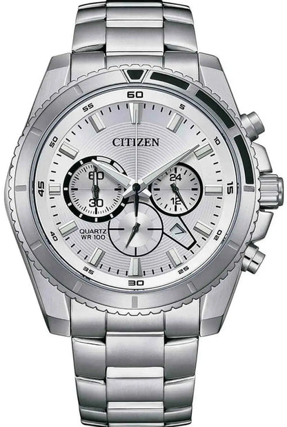 Citizen AN8200-50A Chronograph Stainless Steel Bracelet