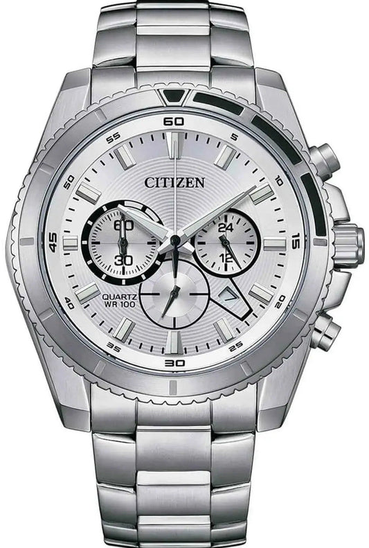 Citizen AN8200-50A Chronograph Stainless Steel Bracelet
