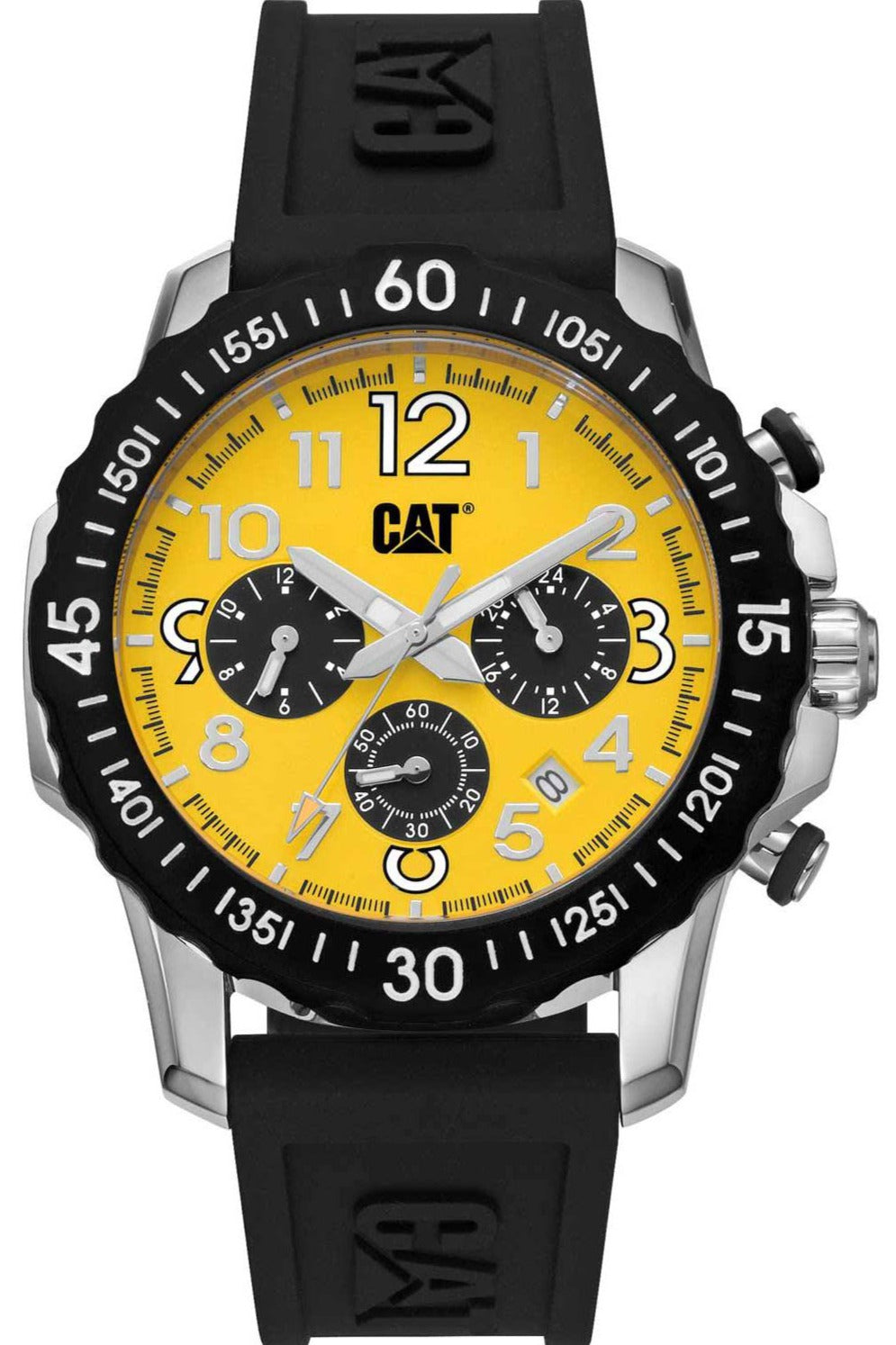 CATERPILLAR AP14921711 Downforce Chronograph Black Rubber Strap