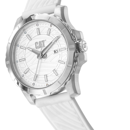 CATERPILLAR AP34120222 Downforce Lady White Silicon Strap