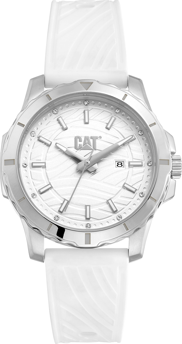 CATERPILLAR AP34120222 Downforce Lady White Silicon Strap
