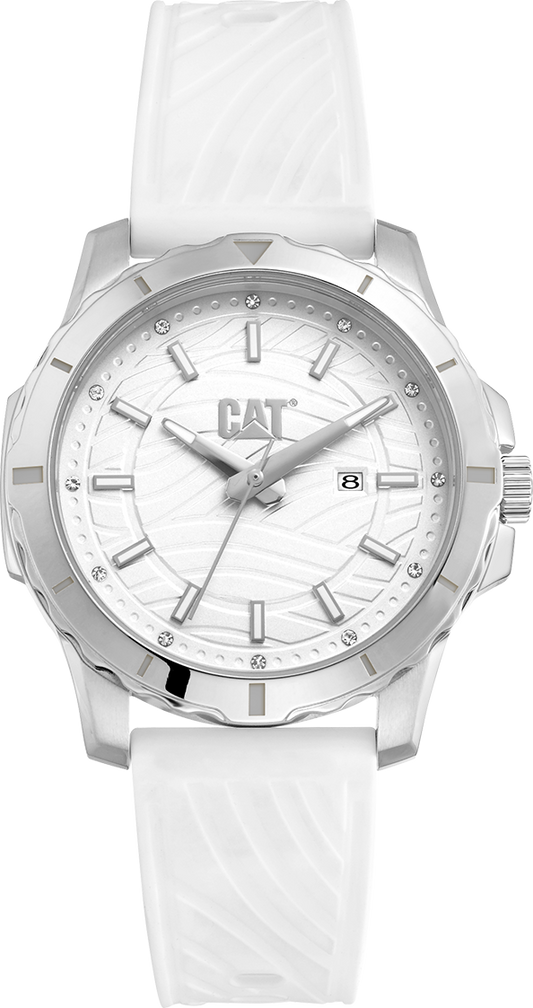 CATERPILLAR AP34120222 Downforce Lady White Silicon Strap