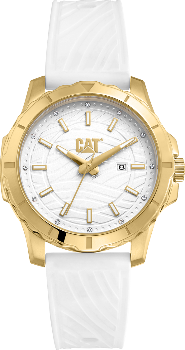 CATERPILLAR AP38120228 Downforce Lady White Silicon Strap