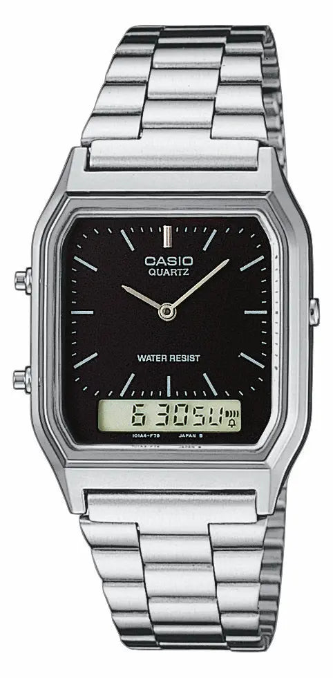 CASIO AQ-230A-1DMQYES Collection Digital Stainless Steel Bracelet