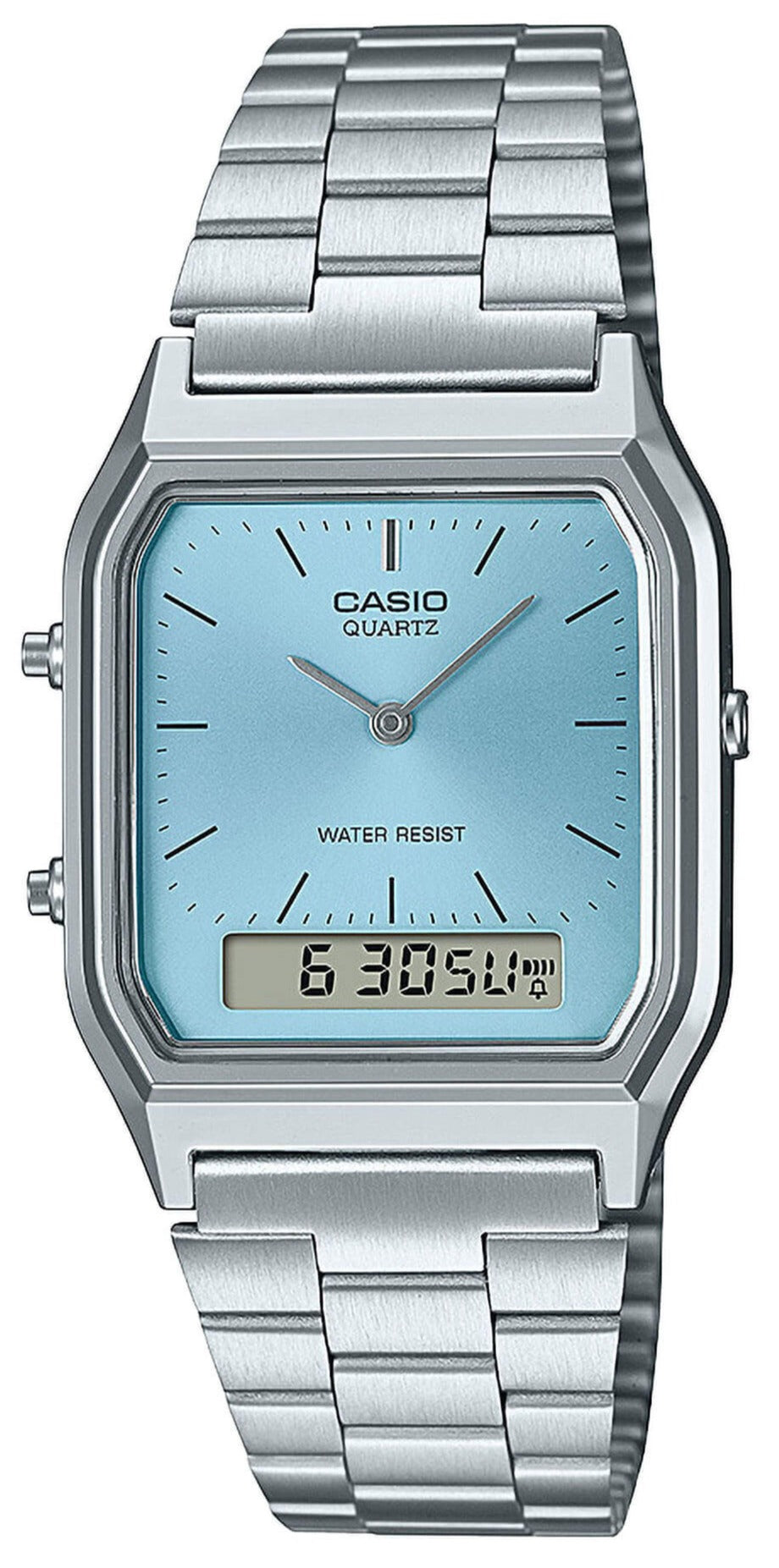 CASIO AQ-230A-2A1MQYES Collection Digital Stainless Steel Watch