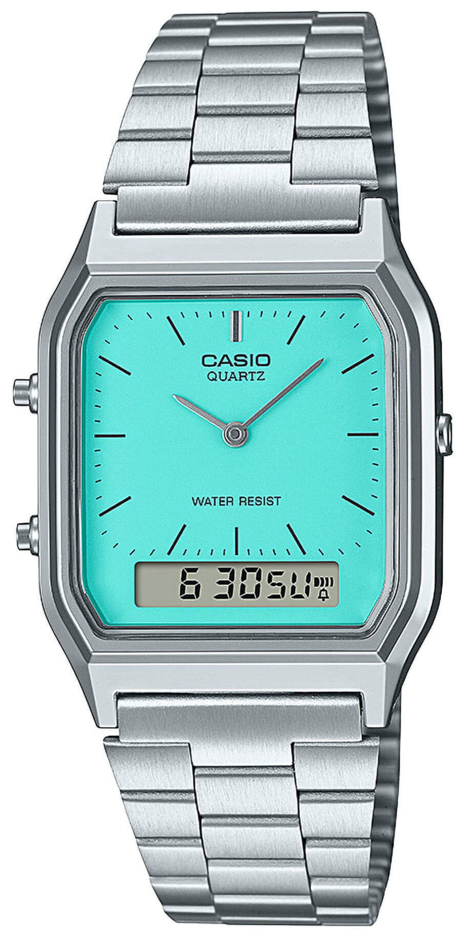 CASIO AQ-230A-2A2MQYES Collection Digital Stainless Steel Watch