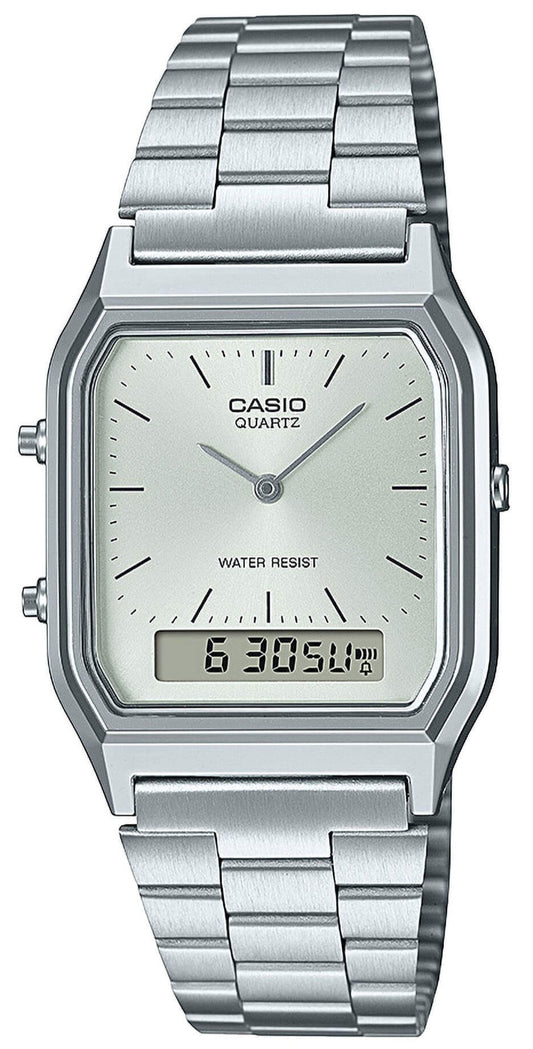 CASIO AQ-230A-7AMQYES Collection Digital Stainless Steel Watch