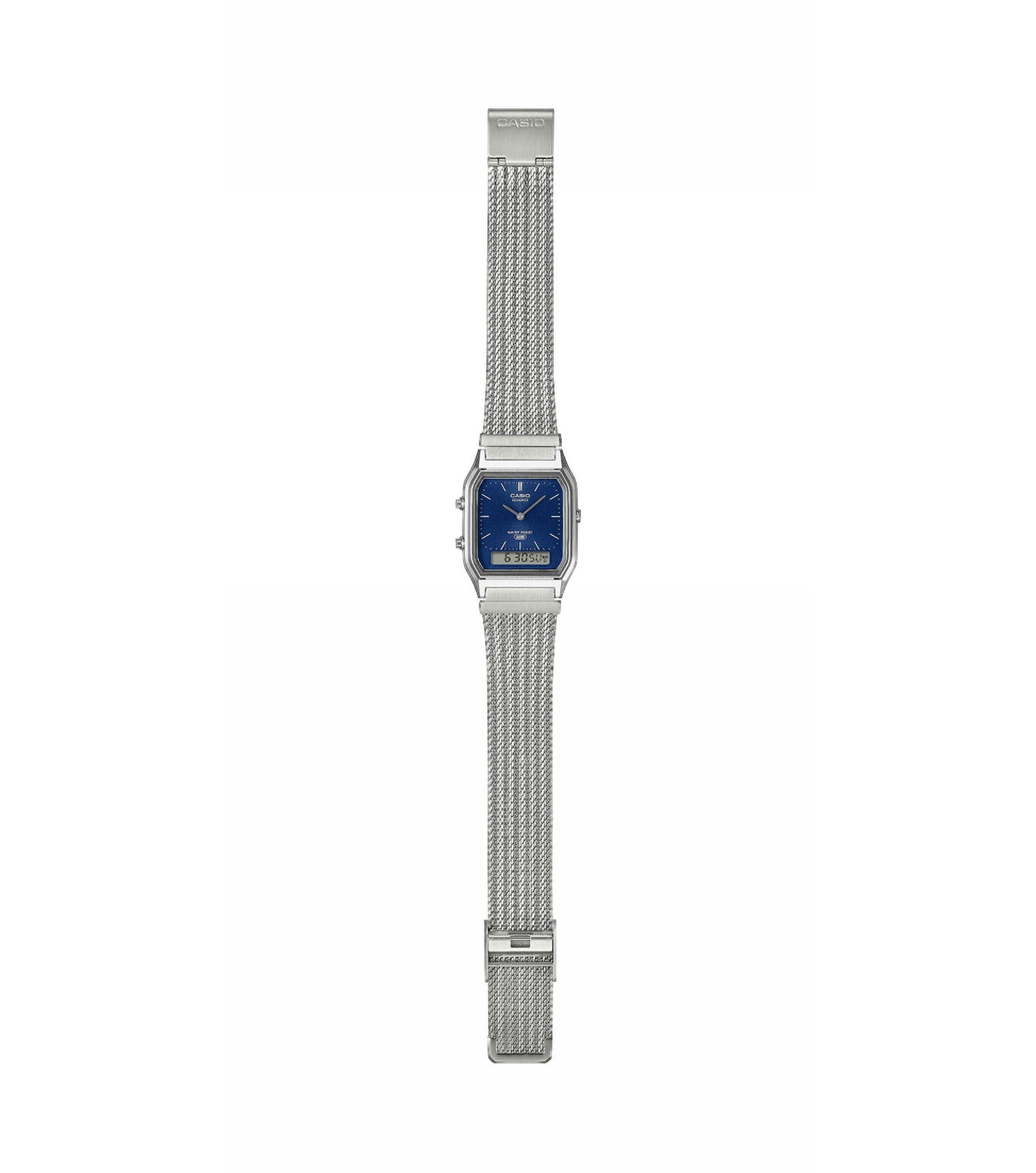 CASIO AQ-230EM-2AEF Vintage Silver Stainless Steel Bracelet