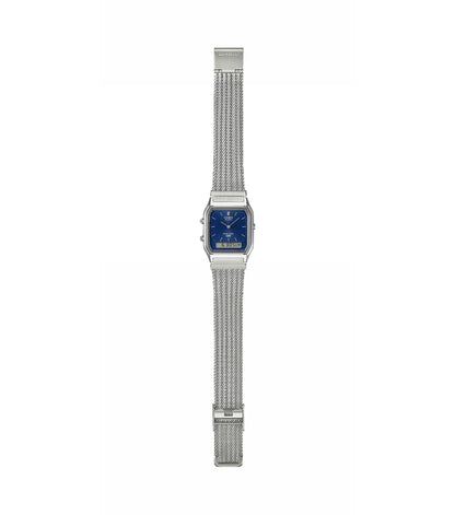 CASIO AQ-230EM-2AEF Vintage Silver Stainless Steel Bracelet