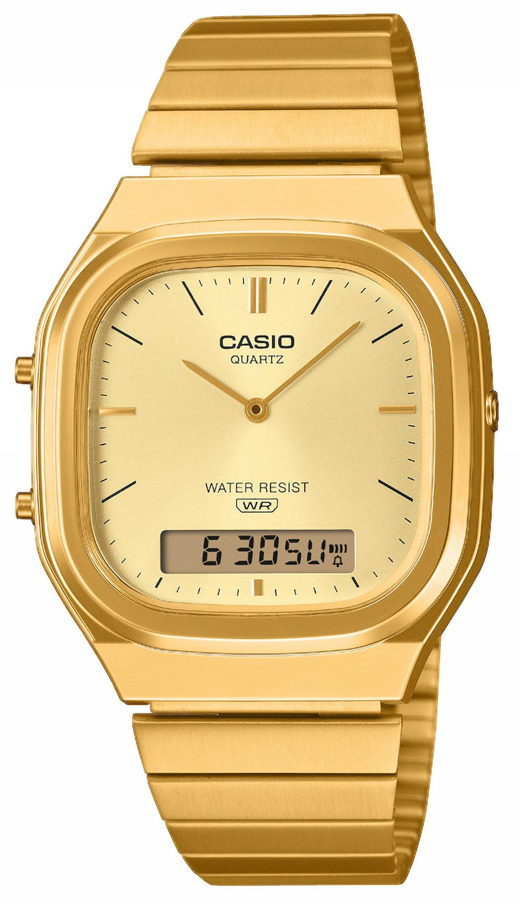 CASIO AQ-240EG-9AEF Vintage Gold Stainless Steel Bracelet