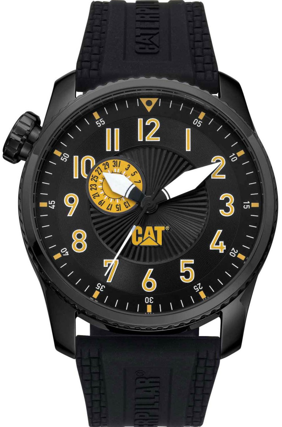 CATERPILLAR AQ16121117 Spun Black Rubber Strap