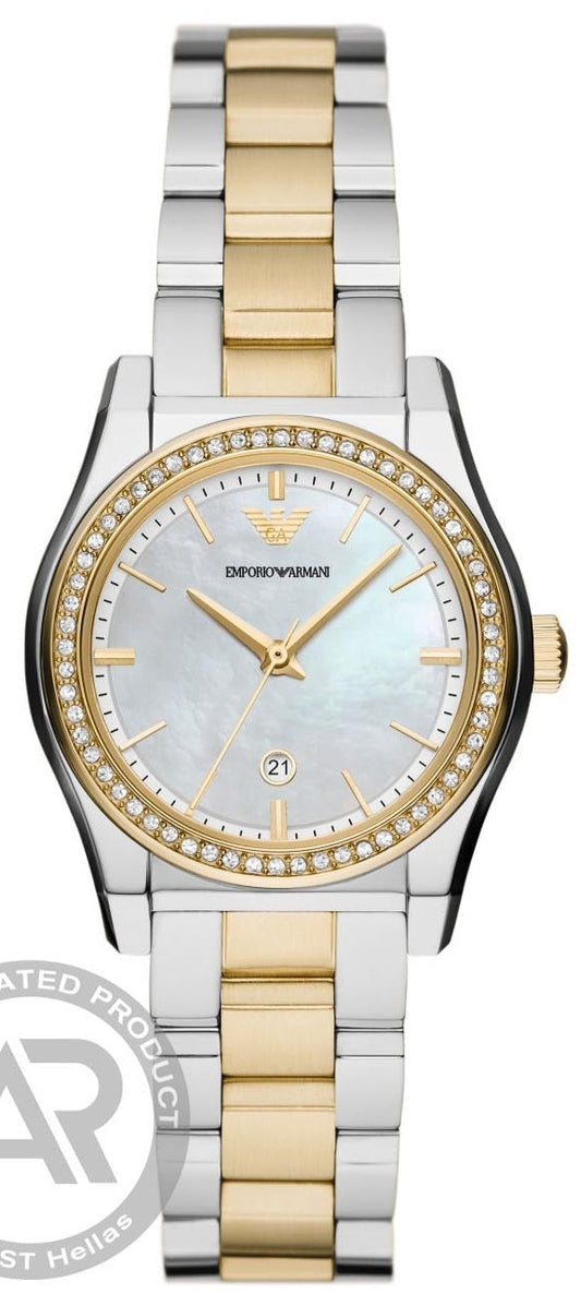 Emporio Armani AR11559 Federica Two Tone Stainless Steel Bracelet