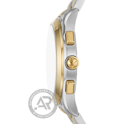 Emporio Armani AR11579 Paolo Two Tone Stainless Steel Bracelet