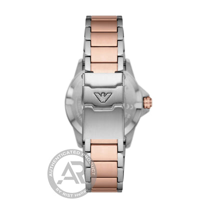 Emporio Armani AR11591 Diver Two Tone Stainless Steel Bracelet