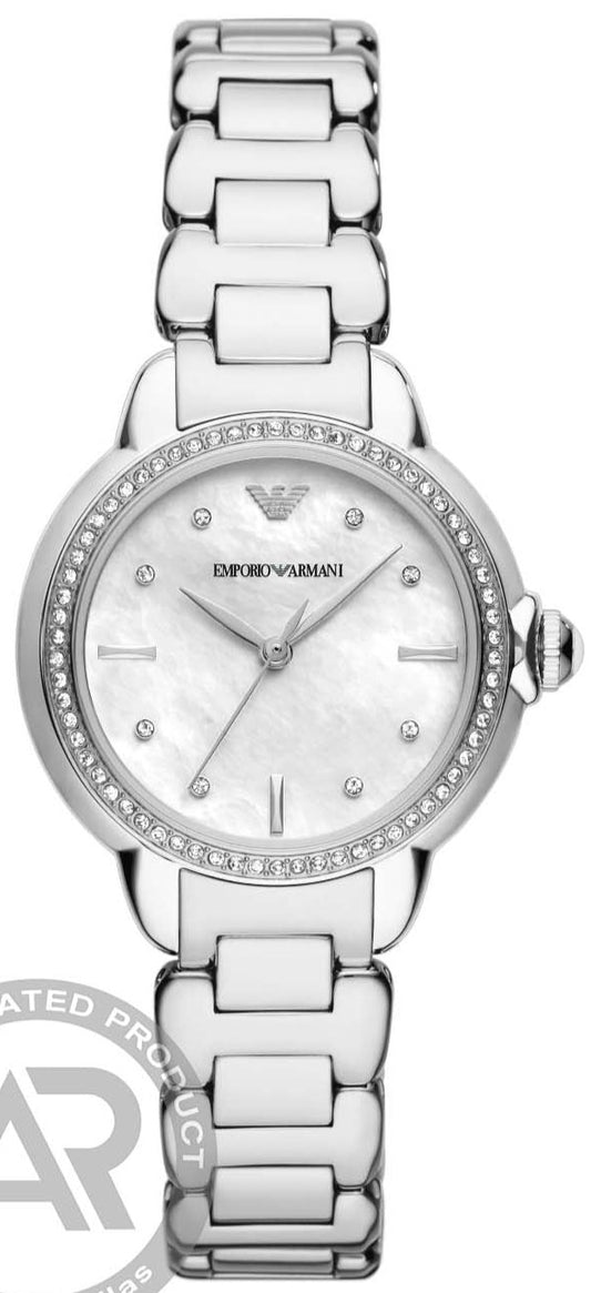 Emporio Armani AR11596 Mia Silver Stainless Steel Bracelet