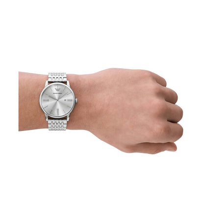 Emporio Armani AR11599 Minimalist Stainless Steel Bracelet