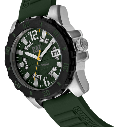 CATERPILLAR AR14123133 Steel Barricade Green Silicon Strap