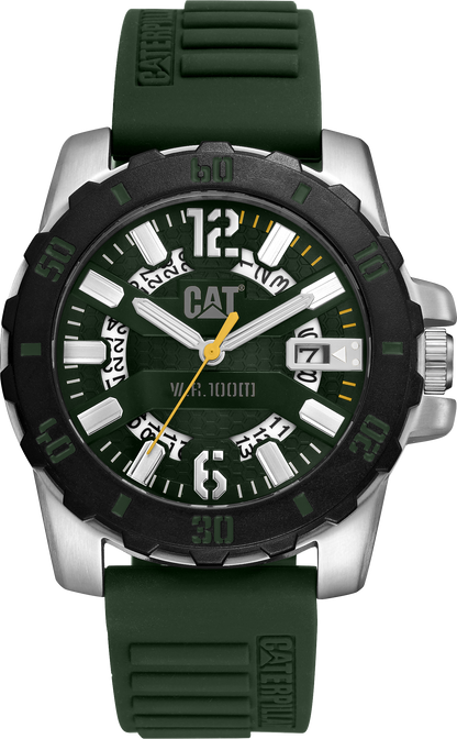 CATERPILLAR AR14123133 Steel Barricade Green Silicon Strap