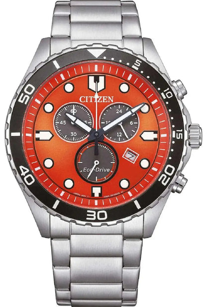 Citizen AT2560-84X Eco-Drive Chronograph Stainless Steel Bracelet