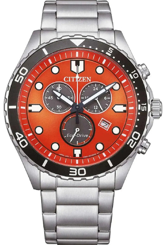 Citizen AT2560-84X Eco-Drive Chronograph Stainless Steel Bracelet