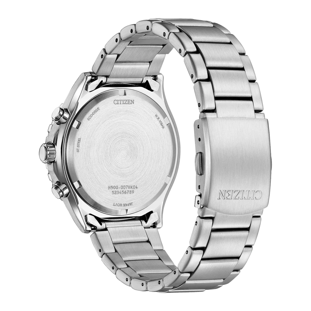 Citizen AT2568-82E Eco-Drive Chronograph Stainless Steel Bracelet - Κοσμηματοπωλείο Goldy