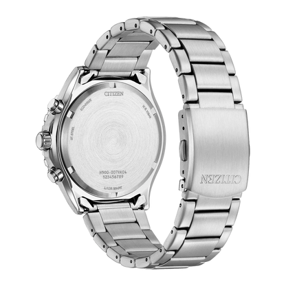 Citizen AT2568-82E Eco-Drive Chronograph Stainless Steel Bracelet - Κοσμηματοπωλείο Goldy