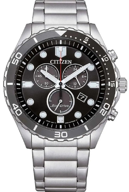 Citizen AT2568-82E Eco-Drive Chronograph Stainless Steel Bracelet