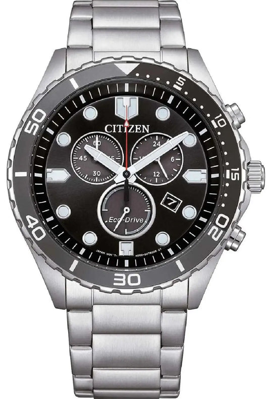 Citizen AT2568-82E Eco-Drive Chronograph Stainless Steel Bracelet