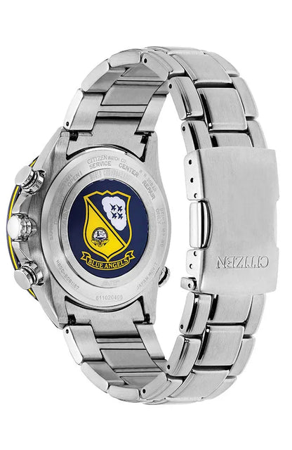 Citizen AT8020-54L Blue Angels Eco-Drive RadioControlled Stainless Steel Bracelet