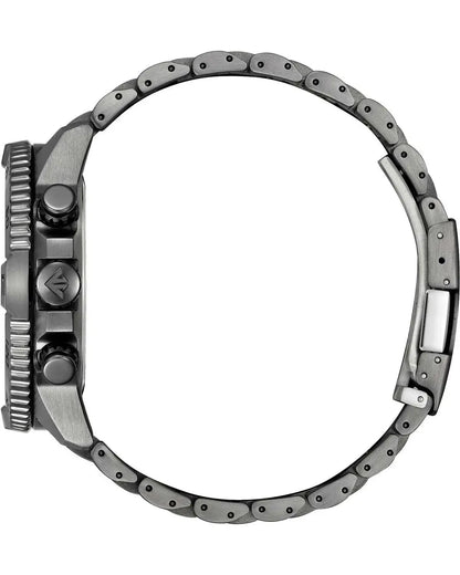 Citizen AT8227-56X Promaster Navihawk Eco-Drive RadioControlled Black Stainless Steel Bracelet