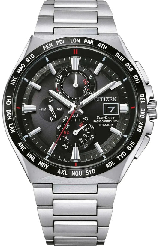 Citizen AT8234-85E RadioControlled Eco-Drive Titanium Bracelet