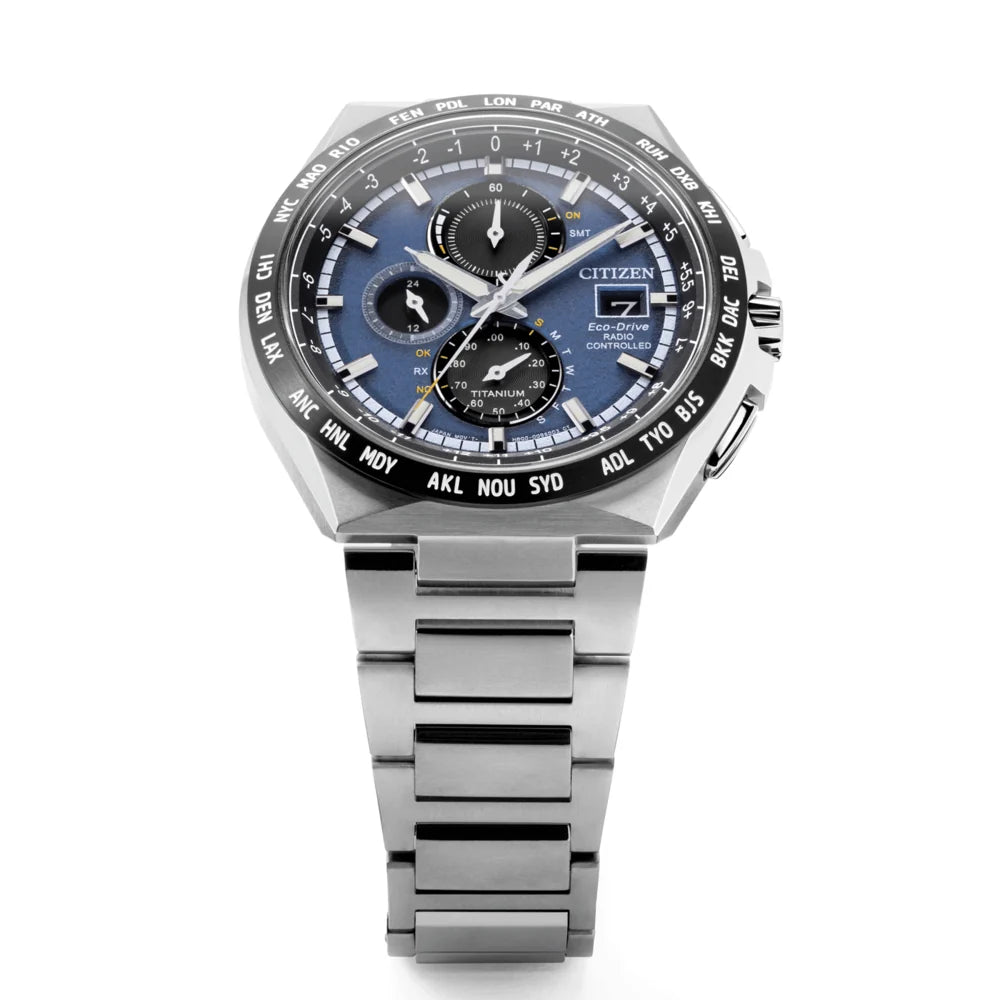 Citizen AT8238-84L RadioControlled Eco-Drive Titanium Bracelet