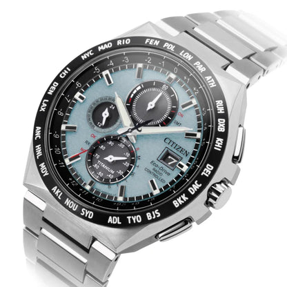 Citizen AT8238-84M RadioControlled Eco-Drive Titanium Bracelet