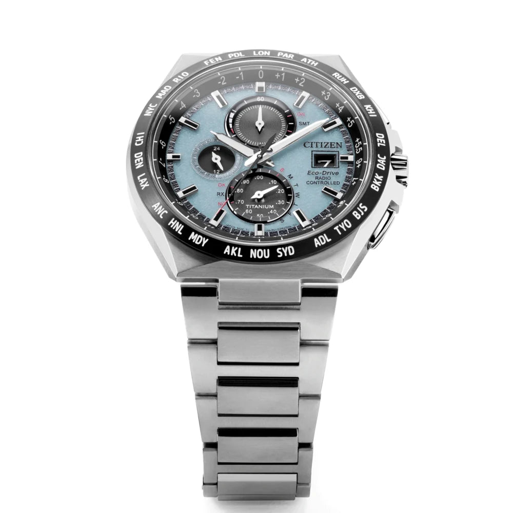 Citizen AT8238-84M RadioControlled Eco-Drive Titanium Bracelet
