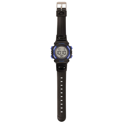 Tikkers ATK0212 Kids Digital Black Silicon Strap