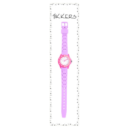 Tikkers ATK1087 Kids Purple Silicon Strap