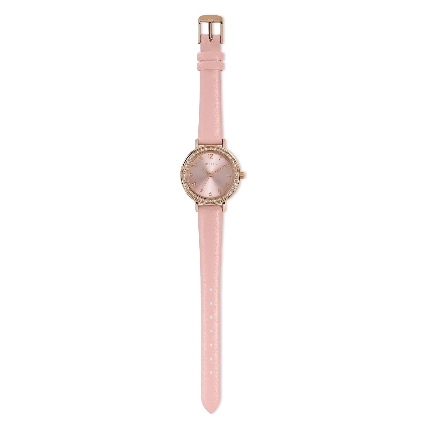 Tikkers ATK1092 Kids Loveheart Collection Pink Leather Strap