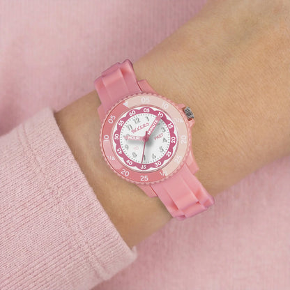 Tikkers ATK1098 Kids Collection Pink Silicon Strap
