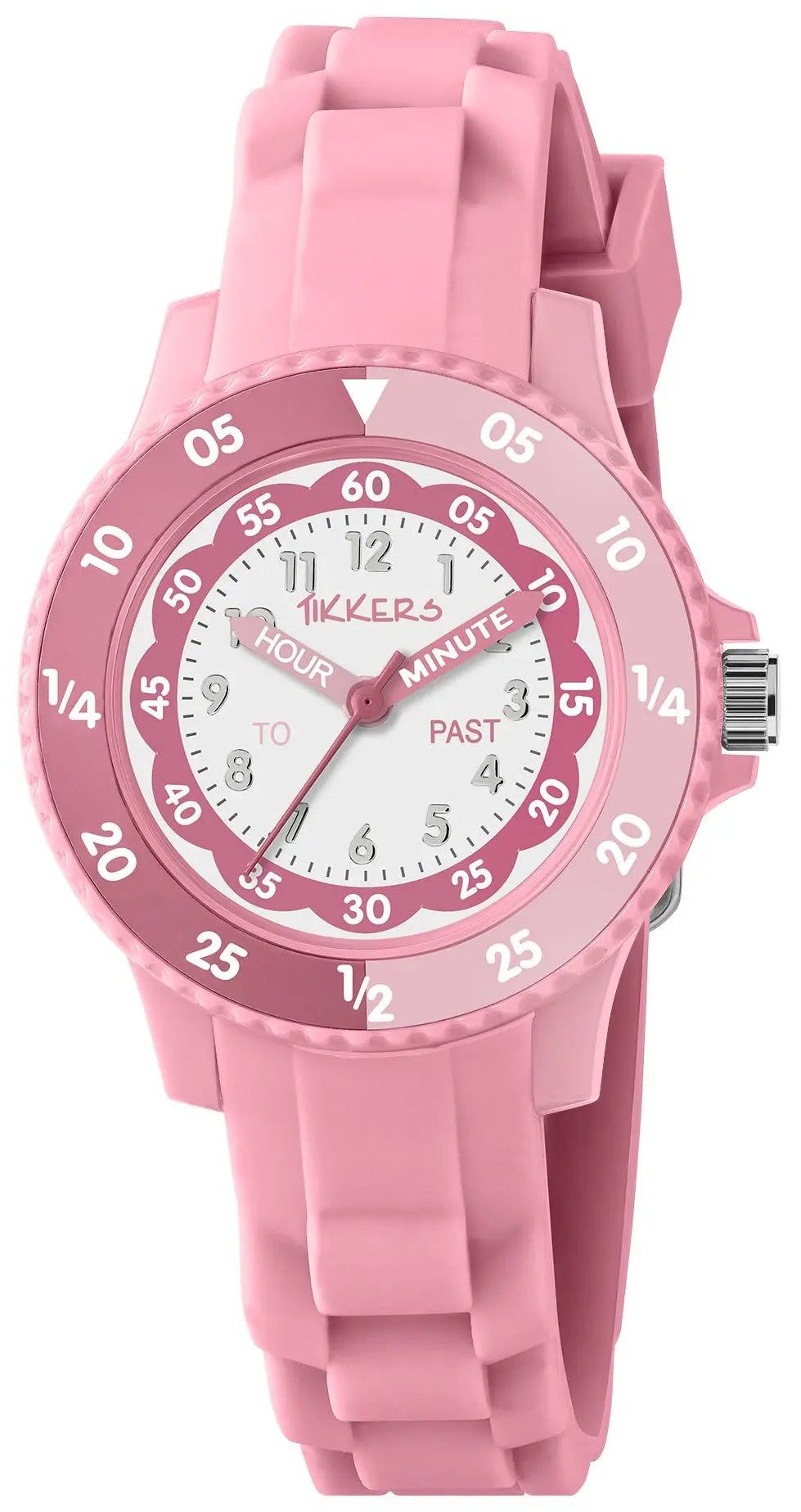Tikkers ATK1098 Kids Collection Pink Silicon Strap